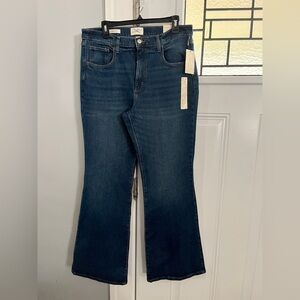 UNIVERSAL THREADS HIGH RISE FLARE Classic Blue Women's Jeans SZ 14R